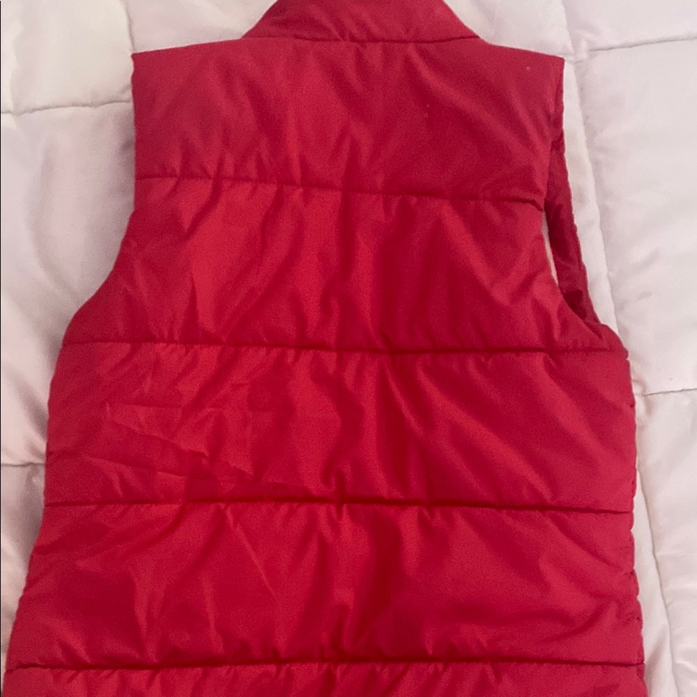 Red Puffer Vest - Picture 4 of 4